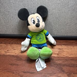Disney Parks Animal Kingdom Dino Institute Mickey Mouse 9” Plush Toy